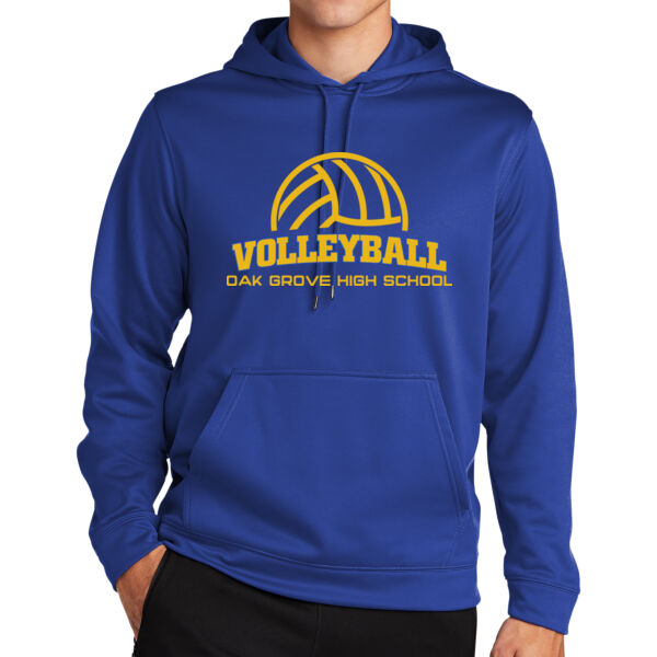 Oak Grove Volleyball Sport Wick Fleece Hooded Pullover Thumbnail