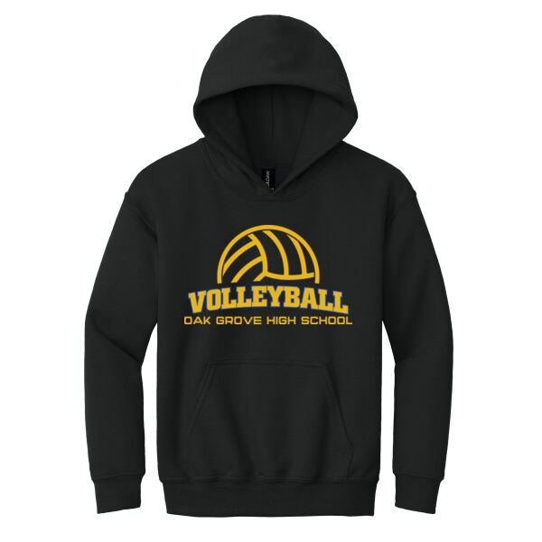 Oak Grove Volleyball Youth Heavy Blend Hooded Sweatshirt Thumbnail