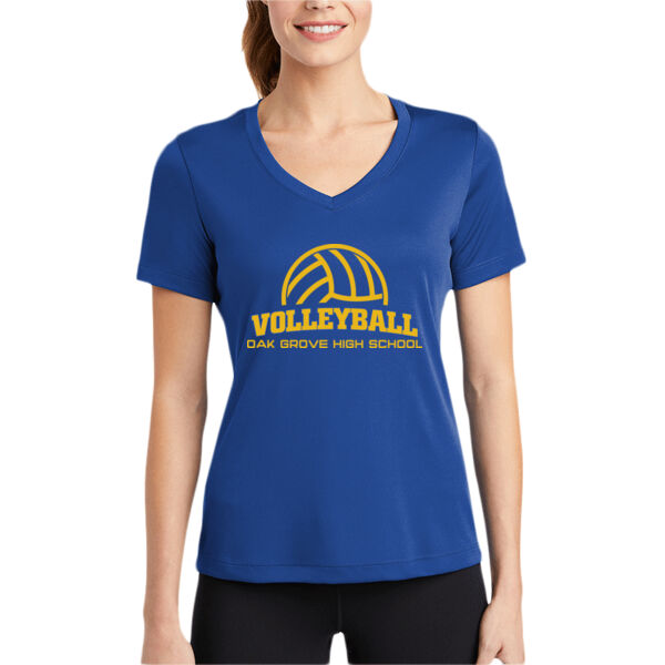Oak Grove Volleyball Women's PosiCharge Competitor V Neck Tee Thumbnail