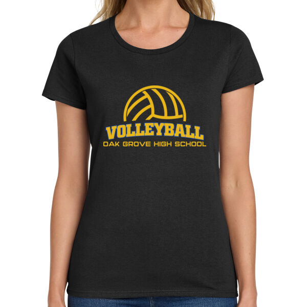 Oak Grove Volleyball Ladies Heavy Cotton 100% Cotton T Shirt Thumbnail