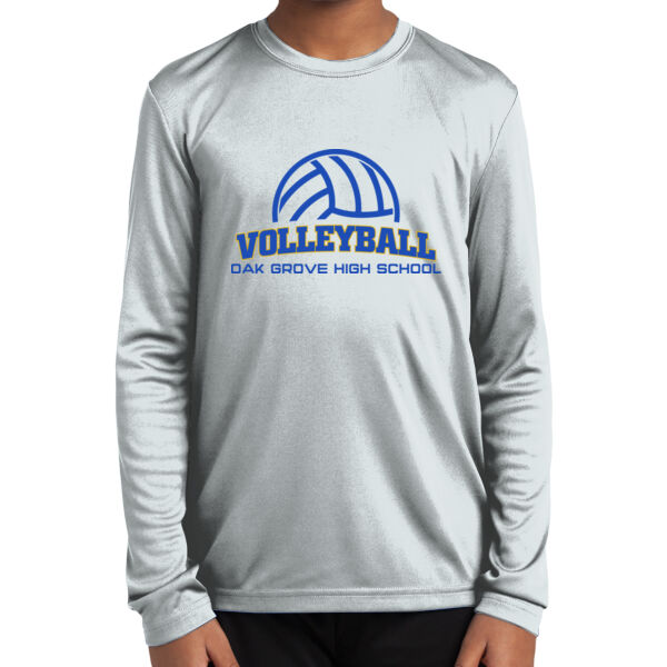 Oak Grove Volleyball Youth Long Sleeve PosiCharge Competitor Tee Thumbnail