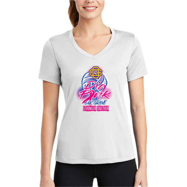 Oak Grove Volleyball Women's PosiCharge Competitor V Neck Tee Thumbnail