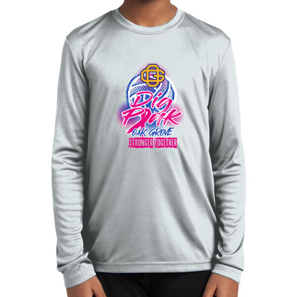 Oak Grove Volleyball Youth Long Sleeve PosiCharge Competitor Tee Thumbnail